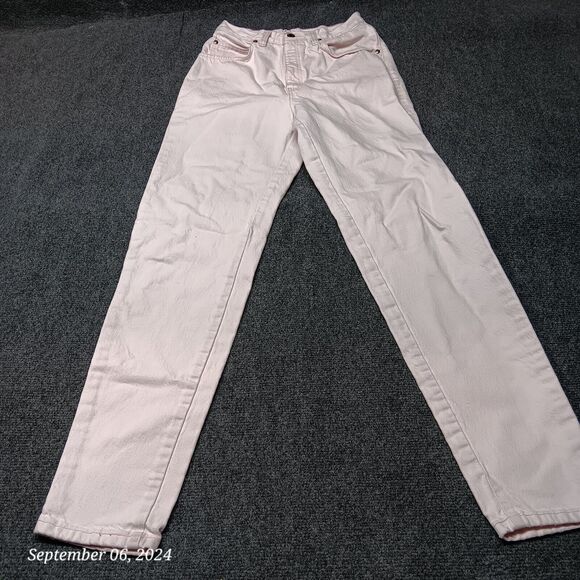 Vintage Levi 901 Jeans Women 9 Light Pink 24x31 High Rise Mom‎ Pants - Picture 2 of 12